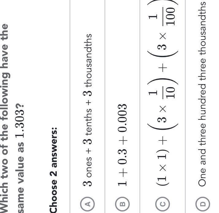 Can you please help me which one has the same value as 1.303​-example-1