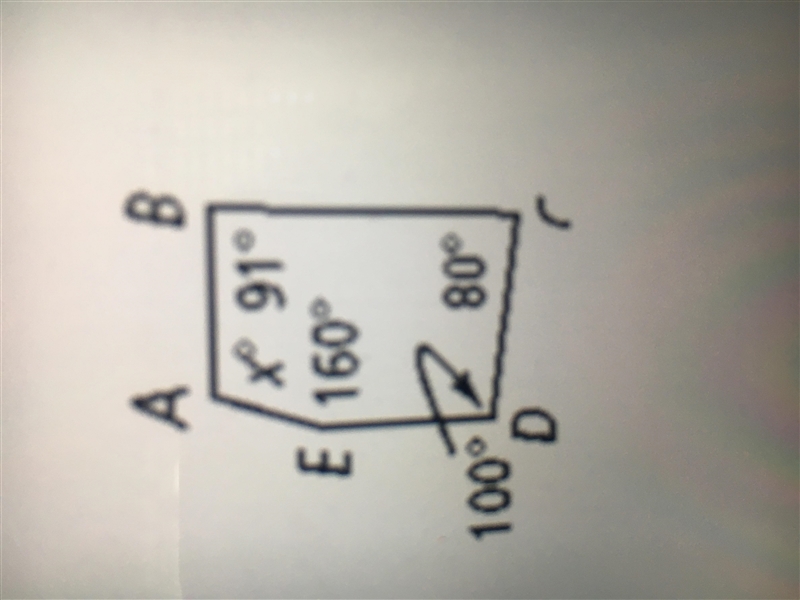 Find the missing angle measure. Need help please!!!-example-1