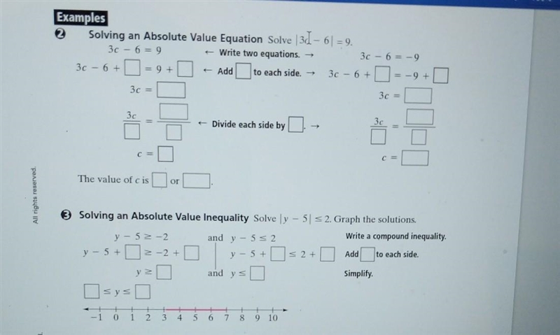 PLEASE HELP All responses are appreciated solving an absolute value equation problems-example-1