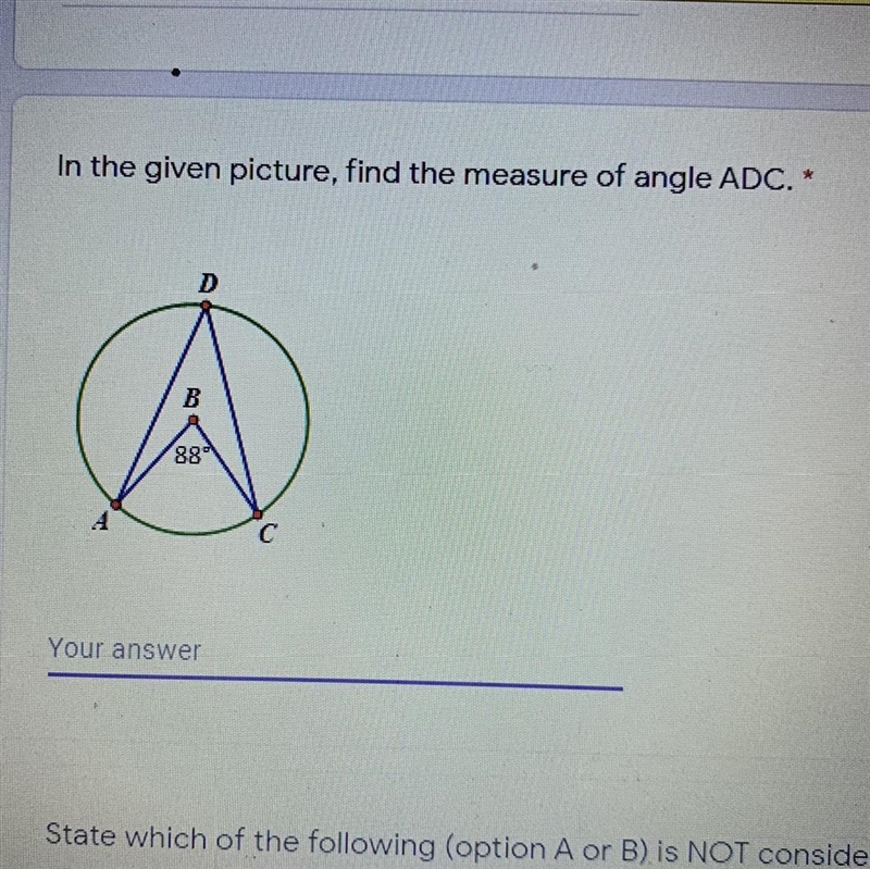 In the given picture, find the measure of angle ADC.-example-1