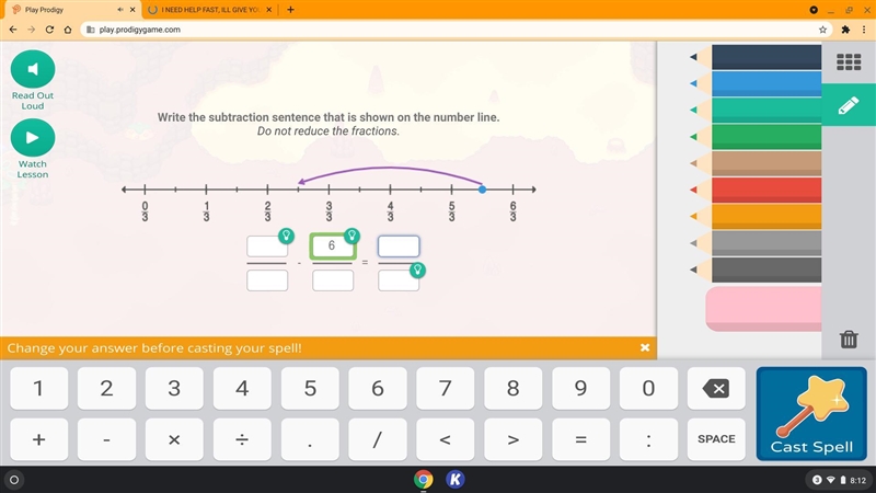 I need the anwser and the fractions-example-1