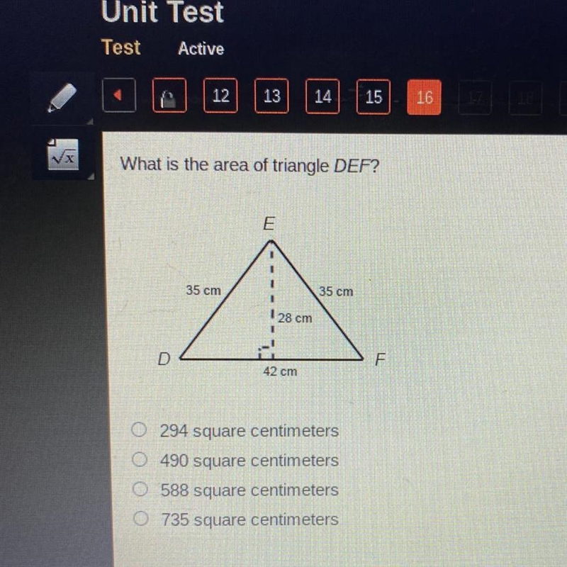 What is the area of triangle DEF-example-1