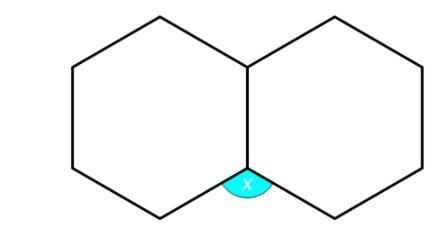 Two identical regular hexagons are joined together as shown in the diagram. Work out-example-1