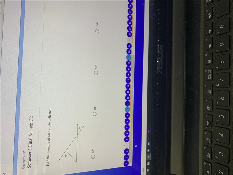 Help! Find the measure of each angle indicated-example-1