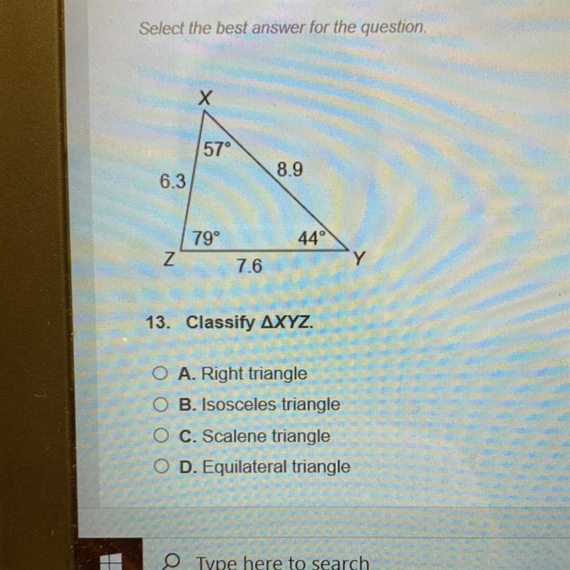 Classify xyz. Trying to figure this one out?-example-1