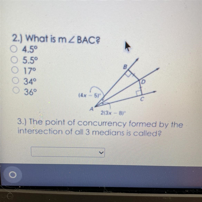 What is m∠ BAC???????-example-1