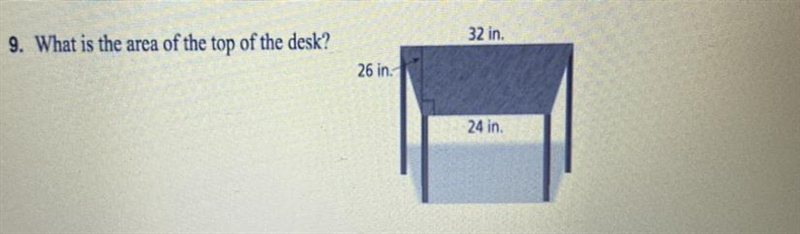 What is the area of the top desk?-example-1