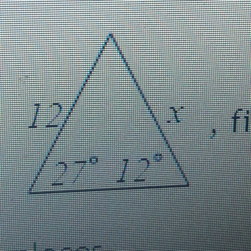 Given the triangle find the length of side 2 using the Law of Sines.-example-1