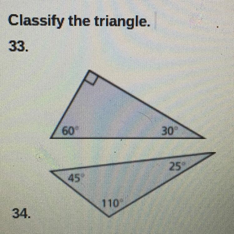 Classify the triangle-example-1