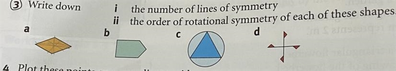 Maths Oder of rotations symmetry and number of lines of symmetry-example-1