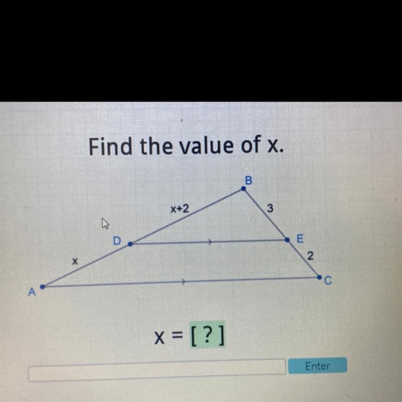 Find the value of x.-example-1