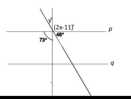 Could someone help? Need this done quickly.. In the diagram, line p is parallel to-example-1