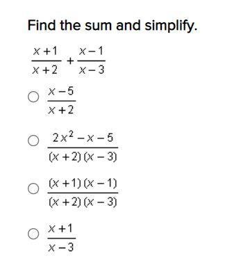 Find the sum and simplify-example-1