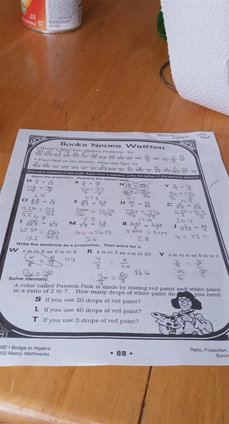 I need help solving the paint questions ​-example-1