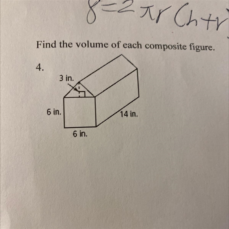 Find the volume of each composite figure.-example-1