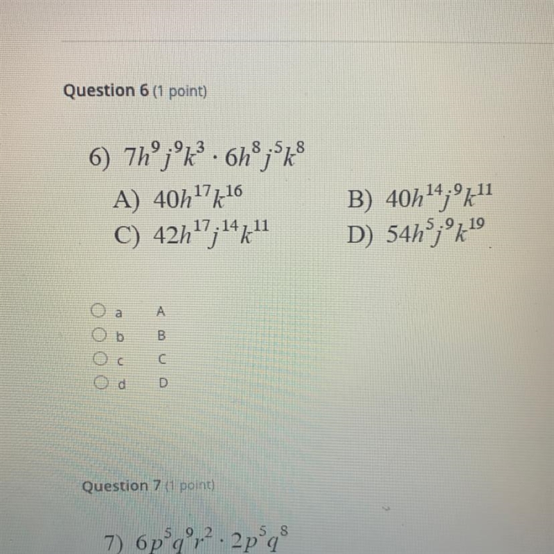 I’m begging help a girl out pleaseeeeeeeeeee algebra 1 !-example-1