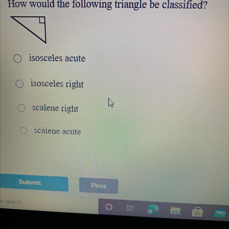 How would the following triangle be classified?-example-1