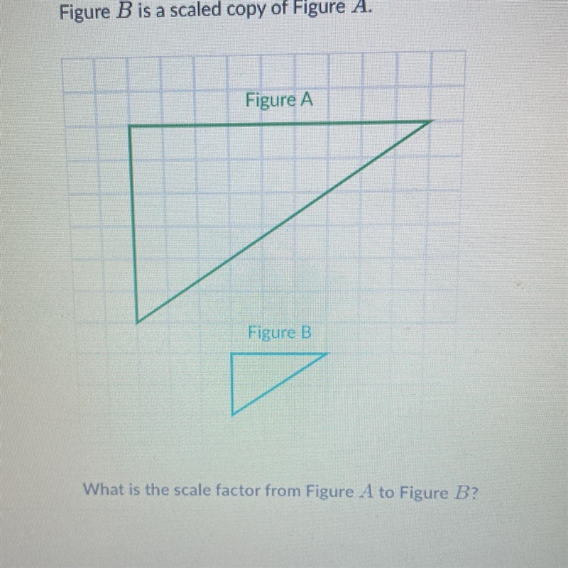 PLEASE HELP I NEED HELP!!!!!! 30 POINTS Figure B is a scaled copy of Figure A. What-example-1