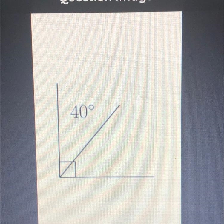 Find the missing angle. PLEASE HELP!! I WILL GIVE 100 POINTS!! OPTIONS: 50 60 140 70-example-1