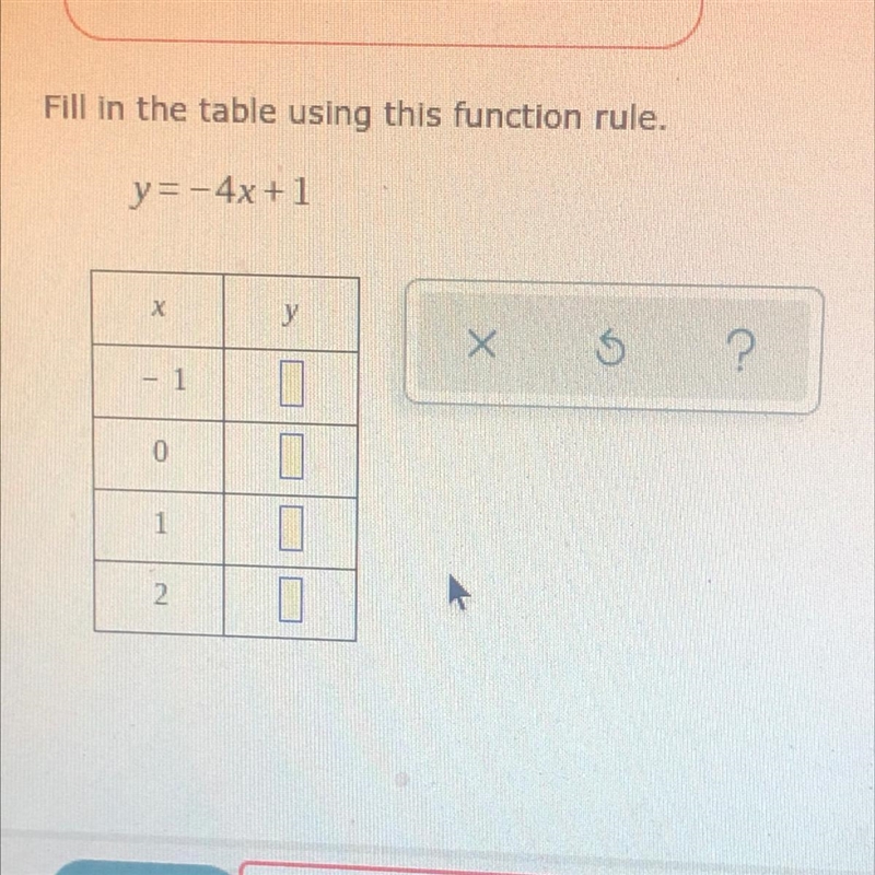 Can you help me fill in the table using this function rule?-example-1