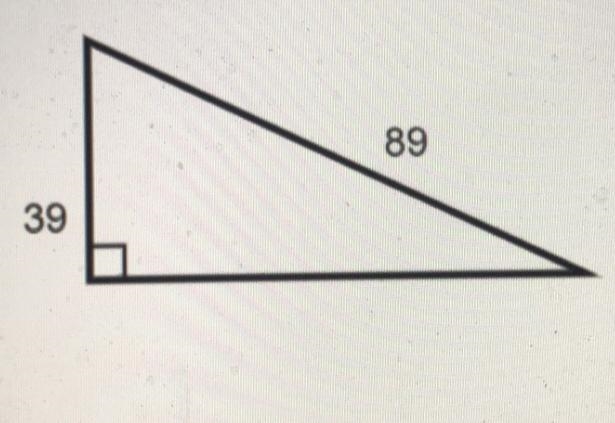 What is the missing length?-example-1