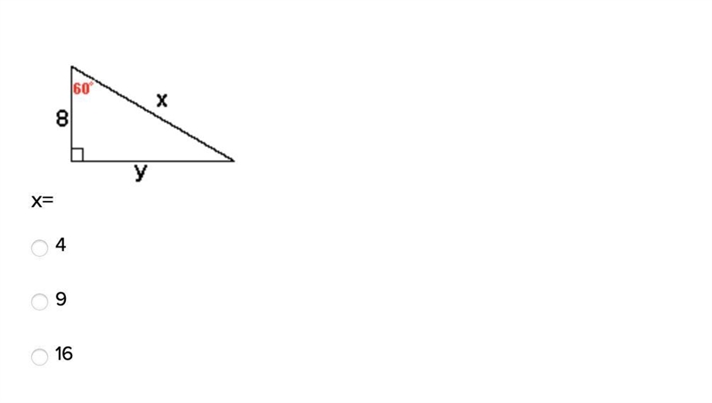 Find what x = 4 9 16-example-1