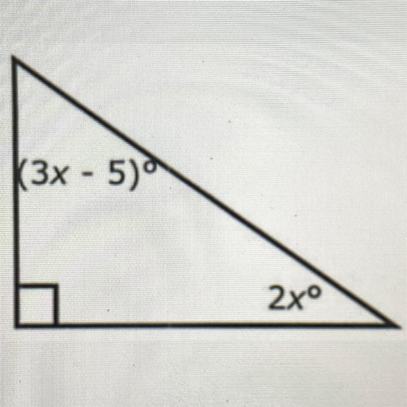 Which equation can be used to find the value for X?-example-1