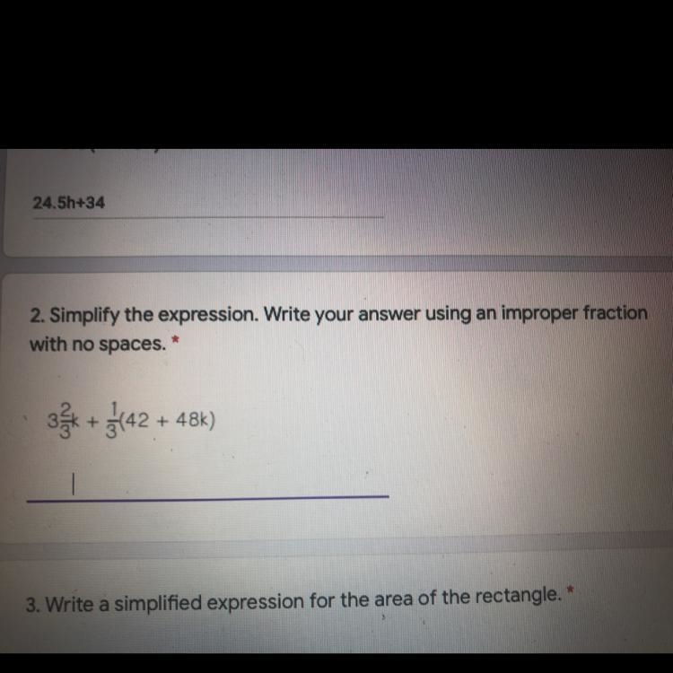 Simplify the expression. Write your answer using an improper fraction with no spaces-example-1