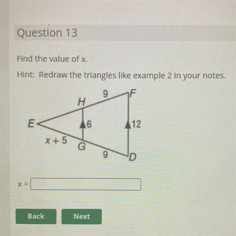 Find the value of x please and thank you-example-1