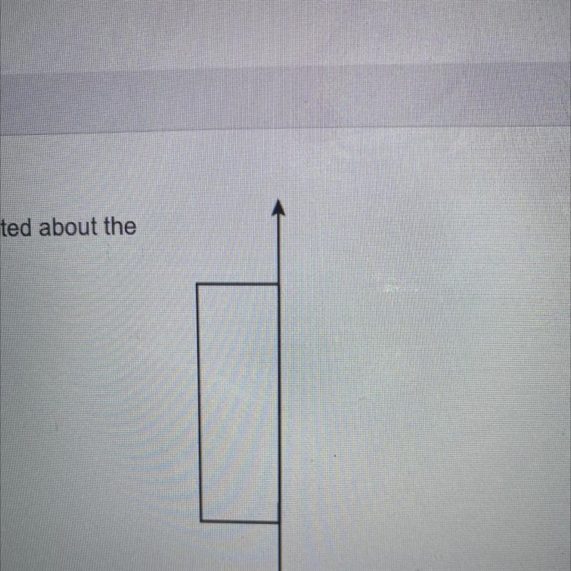 What solid is generated when the rectangle is rotated about the line? rectangular-example-1