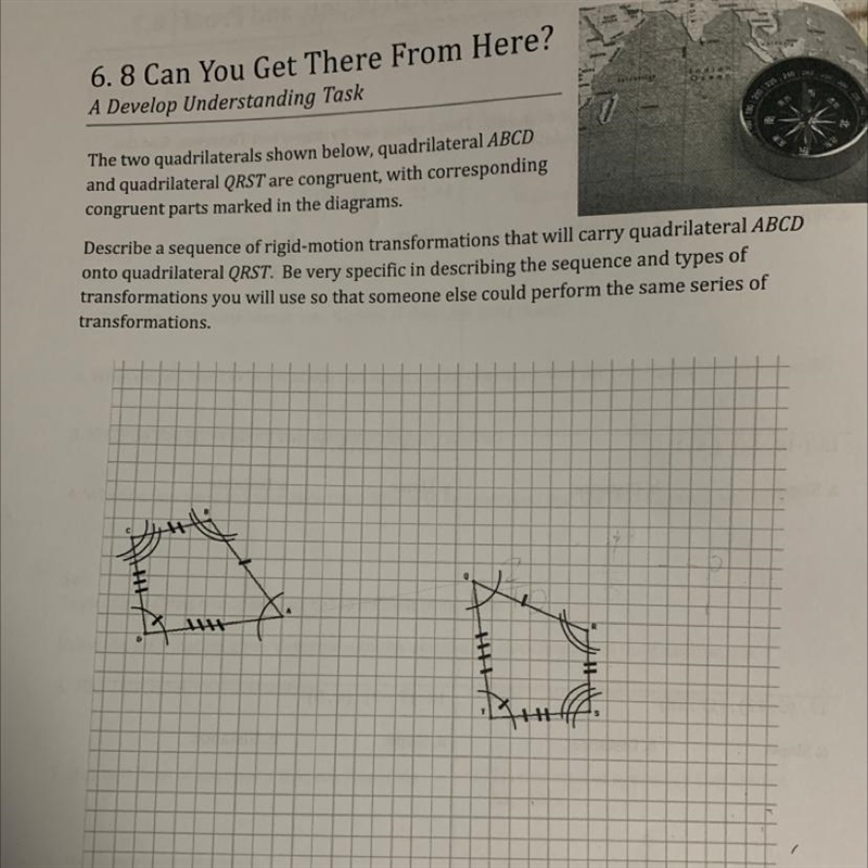 I need help finding how to get ABCD to QRST-example-1