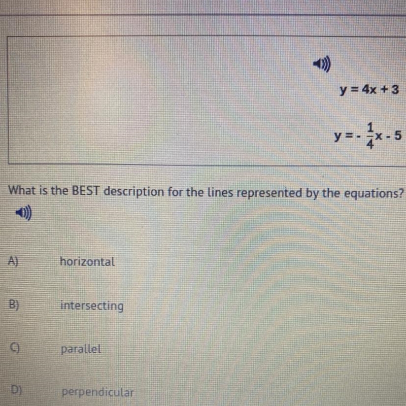 What is the BEST description for the lines represented by the equation?-example-1