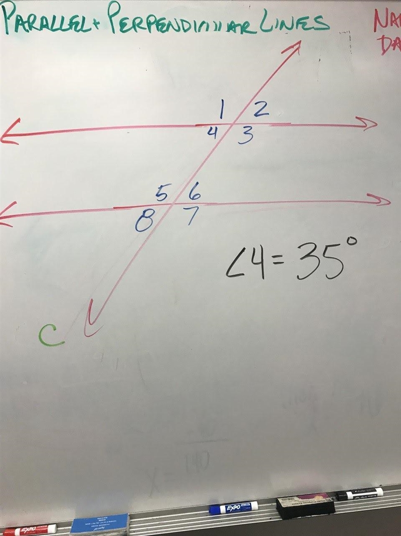 HELP FAST 1. Find the missing angle measurements. 2. Describe how you found the missing-example-1