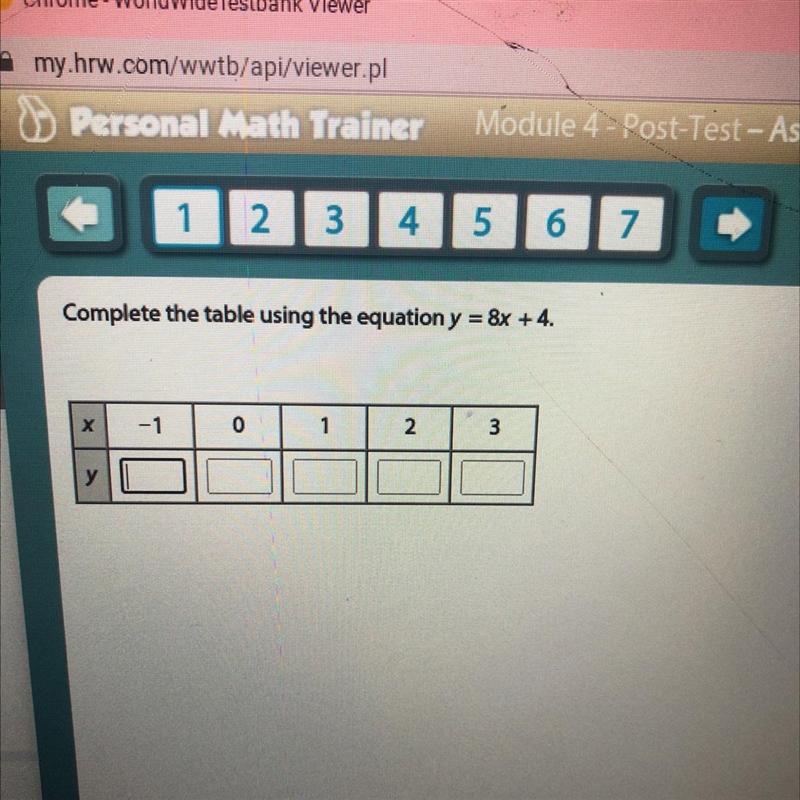 HELP I WILL GIVE U BRAINLIETS JUST HELP ME PLS Complete the table using the equation-example-1