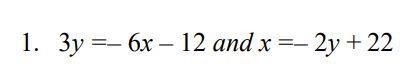 PLSS PLS PLS HELP ME I NEED THE ANSWER question: solve for this solution using substitution-example-1