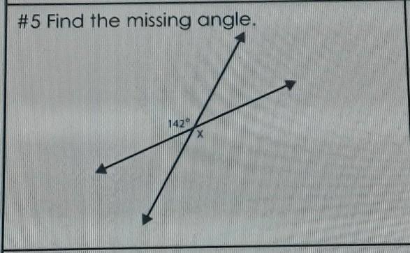 Find the missing angle​-example-1