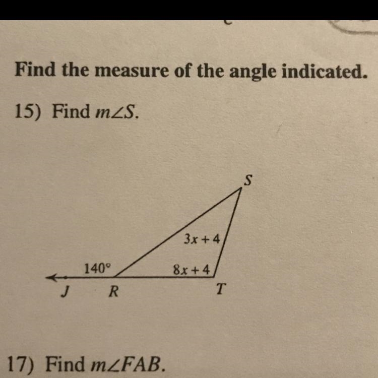 Don’t mind where it says number 17 but plz help!!!SHOW YOUR WORK ON PAPER PLZ!-example-1