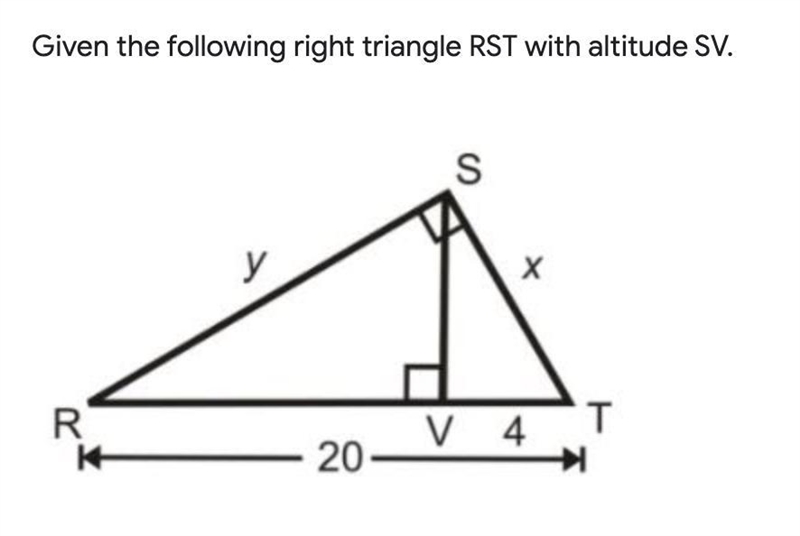 1. Find the value of x and round to the nearest tenth 2. Find the value of y and round-example-1