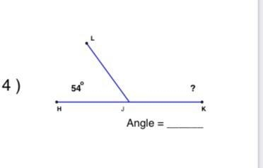 Find the missing angle measurement in each set of supplementary angles.-example-1