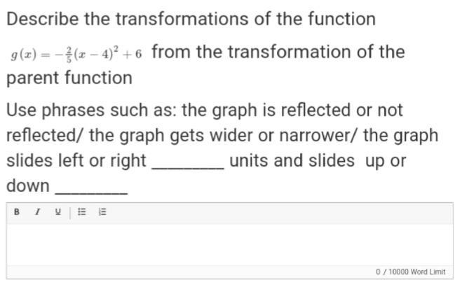 1.) Determine the type of solutions for the function (Picture 1) 2.) Determine the-example-4