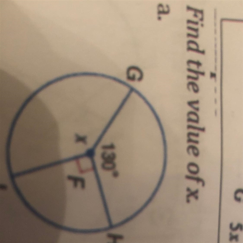 Find the value of x. Also with explanation please-example-1