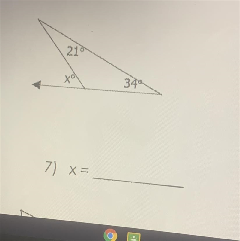 Find the value of x :)-example-1