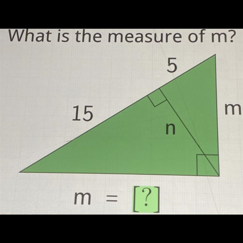 What is the measure of n?-example-1