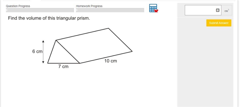 Find the volume of this triangular prism-example-1