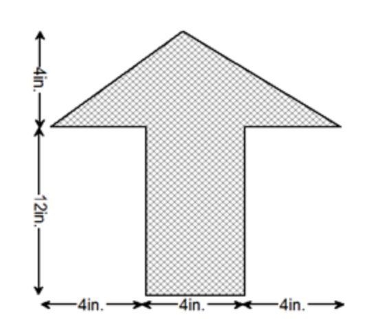 What is the area of the arrow-example-1