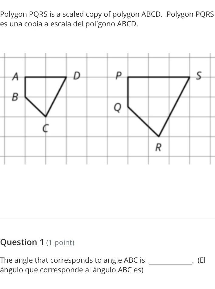 What is the angle that corresponds to the angle abc​-example-1