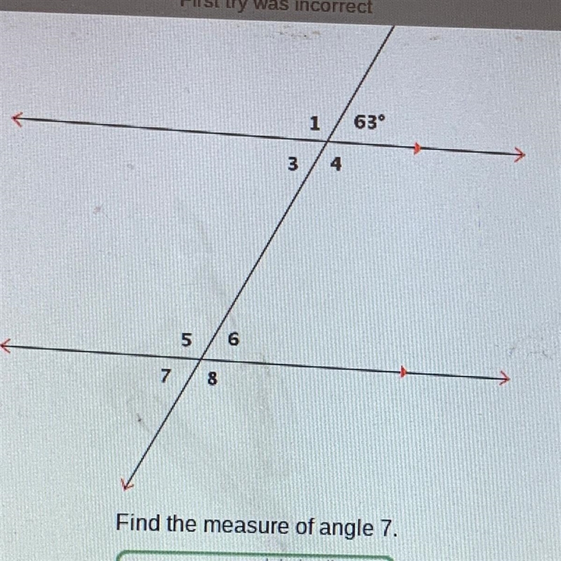 Find the measure of angle 7-example-1