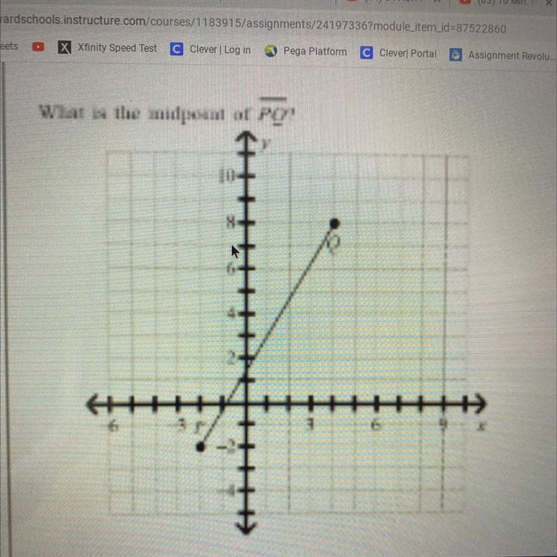 What is the midpoint of PQ?-example-1