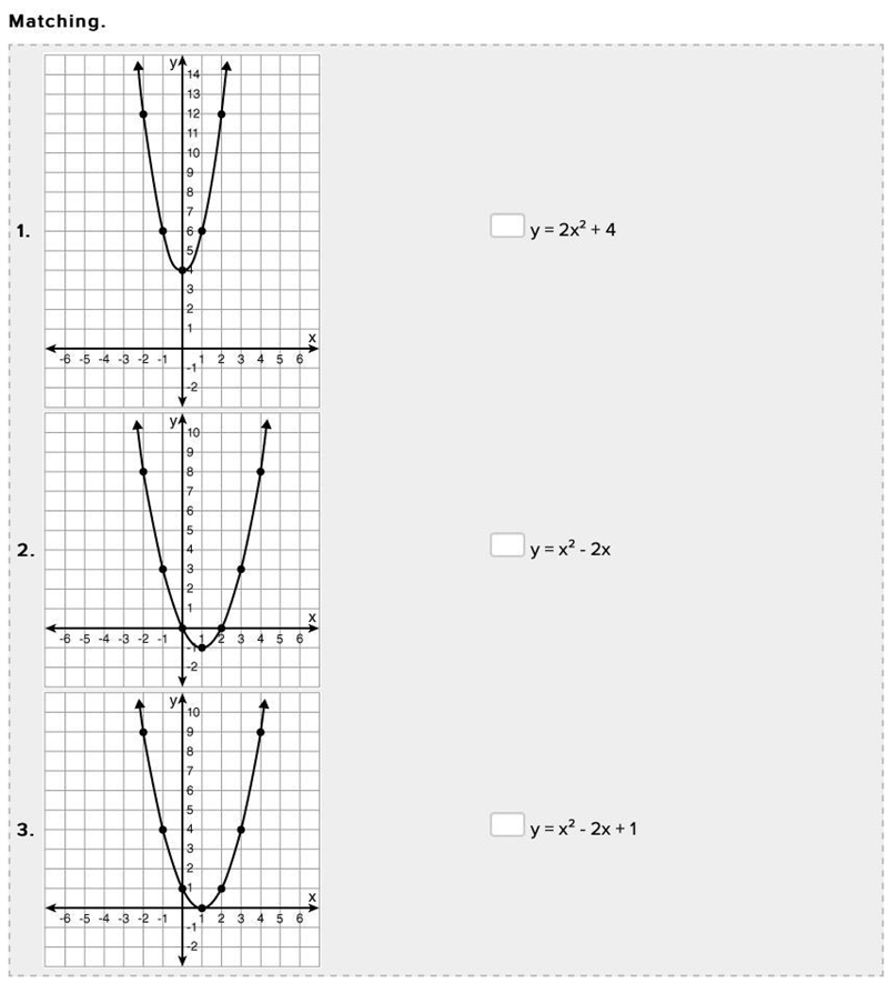 Please help easy! MATCH graph FOR MATH-example-1