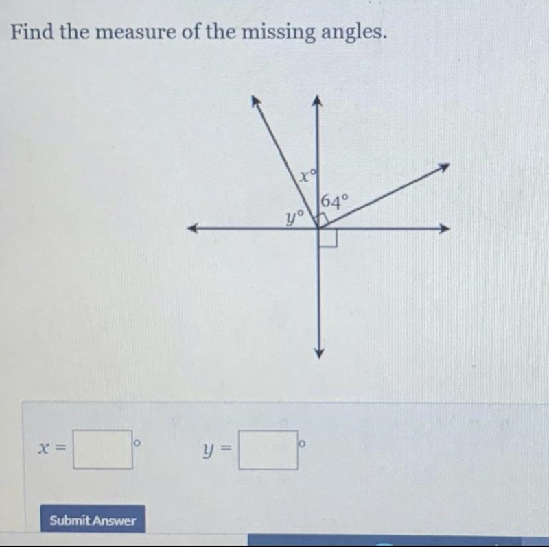 HELP NEEDED QUICK Find the measure of the missing angles.-example-1